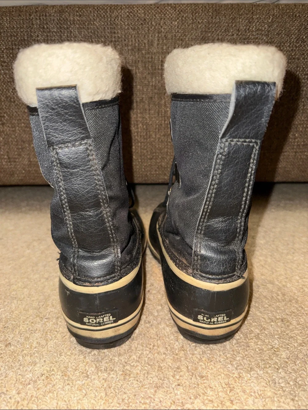 Sorel Shearling Cuff Waterproof Snow Boots Kids 4.5 Women’s 6.5